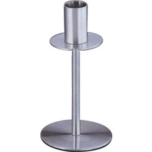Biradlı Ayaklı Çelik Mumluk 16 cm