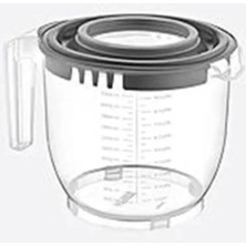 St. Morritz 2200 ml Kapaklı Mikser Kabı, Kaydırmaz Tabanlı ve Kulplu, Dayanıklı ve Çok Yönlü Mutfak