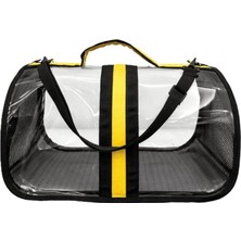 Petpretty Baccomilano Şeffaf Çanta Sarı 44X28X28 cm