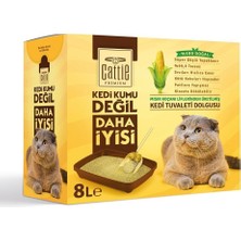 Cattie Mısır Koçanı Kedi Kumu 8l