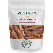 Vestron Çubuk Tarçın 200G |kabuk Tarçın Cinnamon Sticks |katkısız Doğal Vct