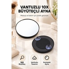 Vantuzlu 10X Büyüteçli Ayna