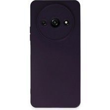 Aslanoğlu Store Xiaomi Redmi A3 4g Kılıf Nano Içi Kadife Silikon - Mor