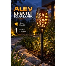 Ttt Solar Alev Efektli Bahçe Lambası
