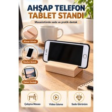 Ttt Ahşap Telefon Tablet Standı