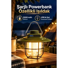 Şarjlı Powerbank Özellikli Işıldak