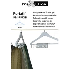 St. Morritz Portatif Şal Askısı (Beyaz)
