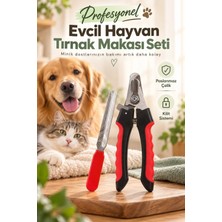 Profesyonel Evcil Hayvan Tırnak Makası Seti