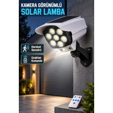 Ttt Kamera Görünümlü Solar Hareket Sensörlü Dış Mekan LED Lamba