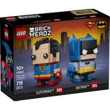 LEGO Brickheadz Super Heroes Altın Çağ Superman ve Batman 40859