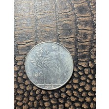 Öztürk Koleksiyon Italya 100 Lire 1978 Republica Italiana L100