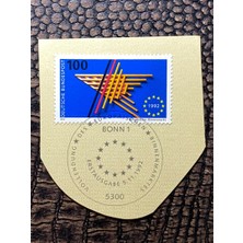 Öztürk Koleksiyon Almanya Ilkgün Özel Damgalı Fragman Pul Vollendung Des Europäischen Binnenmarktes 1992 Avrupa Iç Pazarının Tamamlanması