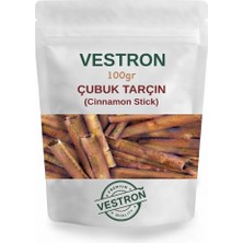 Vestron Çubuk Tarçın 100G |kabuk Tarçın Cinnamon Sticks |katkısız Doğal Vct