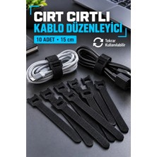 Ttt 10’lu Cırt Cırtlı Kablo Düzenleyici Kelepçe Seti – 15CM
