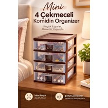 Mini 4 Çekmeceli Komidin Organizer