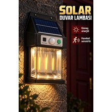 Ttt Güneş Enerjili Hareket Sensörlü Duvar Lambası