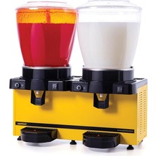 Samixir Panoramik 22 Twin Fıskiyeli ve Karıştırıcılı Soğuk Içecek Dispenseri 22 L + 22 L