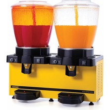 Samixir Panoramik 22 Twin Fıskiyeli Soğuk Içecek Dispenseri 22 L + 22 L