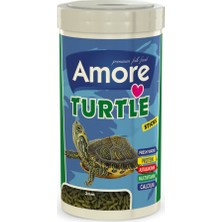 Amore Turtle Sticks 250 ml Dengeli Veggie Sürüngen ve Kaplumbağa Yemi Vitamin Kalsiyum Mineral İçerikli