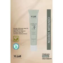 W-LAB Cosmetics Centellin 9 Aktif İçerikli Onarıcı Losyon – B5 ve E Vitaminli, Tüm Cilt Tipleri İçin Yüz ve Vücut Bakımı, 50 ml