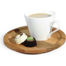 Biradlı Nescafe Sunum (Yuvarlak)