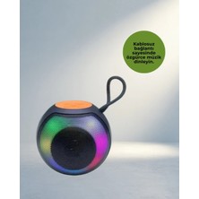 Aslanoğlu Store Taşınabilir 360° Stereo Surround Sesli Hoparlör - Bluetooth Uyumlu