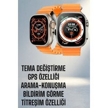 Aslanoğlu Store Şık Tasarımlı Suya Dayanıklı Akıllı Saat 45 mm