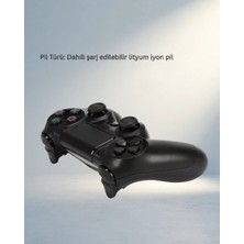 Aslanoğlu Store Ergonomik Kablosuz Oyun Kolu Ps4 Uyumlu Uzun Pil Ömrü