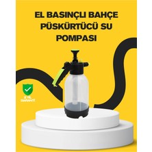 St. Morritz Köpük Püskürtücü 2 Litre Dayanıklı Manuel Basınçlı Yıkama Şişesi - Lisinya