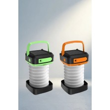 Aslanoğlu Store Portatif Dokunmatik LED Fener 1200 Mah Ahşap Standlı