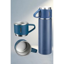 Aslanoğlu Store Taşınabilir Basınçlı Termos Seti 500 ml Günlük Kullanım