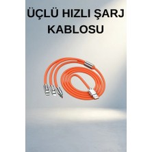 Aslanoğlu Store Yüksek Performanslı 180 Derece Type-C Şarj Kablosu Android ve Ios Uyumlu