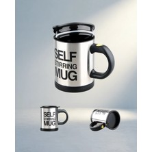 Aslanoğlu Store Ergonomik Kendi Kendini Karıştıran Termos Kupa 350 ml Ofis Kullanımı