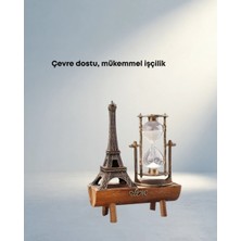 Aslanoğlu Store Retro Ahşap Kum Saati 15X20 cm Dekoratif Aksesuar