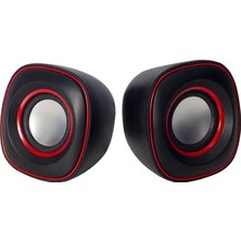 Aslanoğlu Store Magicvoice D-015 1+1 USB Mini Hoparlör - Speaker (2*5 Watt - 4 Ohm)