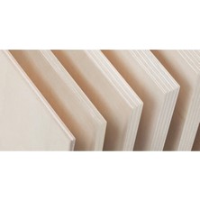 St. Morritz (Ebat 14,8X21 Cm-Kalınlık 18 Mm-1 Adet) Kavak Kontraplak Tabaka Plaka