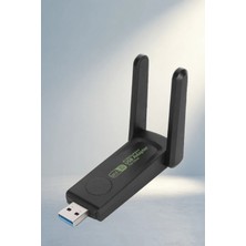 Aslanoğlu Store Çift Bant Wifi Adaptörü USB 3.0 1200 Mbps Hızında