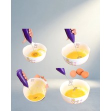 Aslanoğlu Store Pratik Mini Portatif Karıştırıcı 2 Adet Aa Pil ile