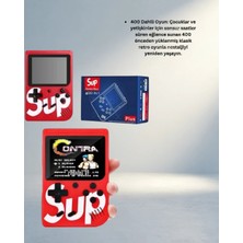 Aslanoğlu Store Taşınabilir Retro Oyun Konsolu 400 Oyun ile Eğlence