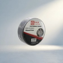 Aslanoğlu Store Kaydırmaz Siyah Bant 50MM Genişlikte 10 Metre Uzunlukta Pratik Kullanım