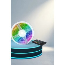 Aslanoğlu Store Kumandalı Renkli Rgb Şerit LED 10 Metre Iç Mekan