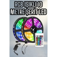 Aslanoğlu Store Kumandalı Rgb Işıklı 10 Metre Şerit LED