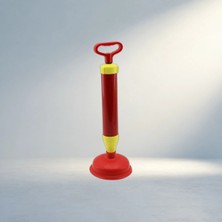 Aslanoğlu Store Lavabo Gider Açıcı Pompa Lastik Başlıklı Sert Plastik 16 cm