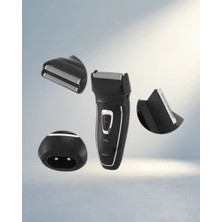 Aslanoğlu Store Ergonomik Çift Başlıklı Tıraş Cihazı Kablosuz Kullanım