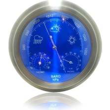 St. Morritz Mekanik Ibreli Barometre Büyük 23CM