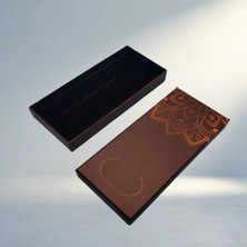 Aslanoğlu Store Şık Mandala Desenli Kalem ve Anahtarlık Kutusu