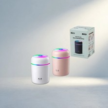 Aslanoğlu Store Mini USB Şarjlı Işıklı Hava Nemlendirici 300ML Buhar Makinesi