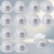 Aslanoğlu Store Eğlenceli Gümüş Renkli Parti Şapkası Melon