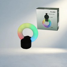 Aslanoğlu Store Bluetooth Mini Hoparlör Işıklı Telefon Tutucu Pratik Yuvarlak Tasarım