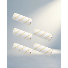 Aslanoğlu Store Ergonomik 5'li Boya Rulo Seti Pürüzsüz Yüzeyler Için